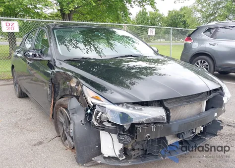 2023 Hyundai Elantra Hybrid Blue из США, поврежденный, VIN KMHLM4AJ9PU033819